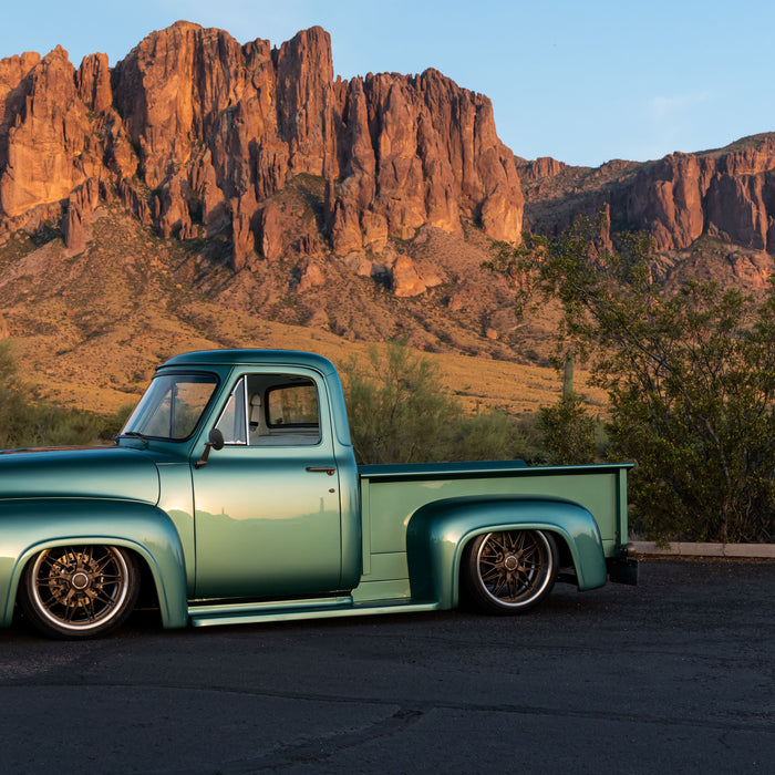 Unveiling a Custom Masterpiece: The 1955 Ford F-100 by Fat Fender Garage