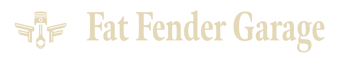 Fat Fender Garage Beige Logo