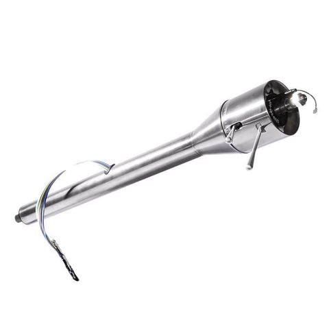 custom, Dropship, shift, 28" Floor Shift Tilt Steering Collumn with 2" OD, Steering System, Fat Fender Garage, Flaming River