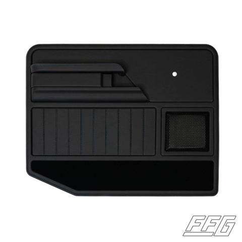 1973-79 Fat Fender Garage Custom Door Panel with Black Vinyl.