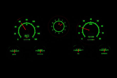 1967-72 Chevy Trucks, Accessories, Black, black anodized, Chevy Trucks, classic, clean, Compatible, complete, Coyote Swap, Coyote Swap Misc, custom, Dakota Digital, Dash, detail, Digital gauge, Dropship, DropshipOnly(NoBundle), durability, Durable, duster