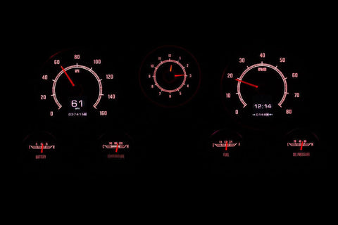 1967-72 Chevy Trucks, Accessories, Black, black anodized, Chevy Trucks, classic, clean, Compatible, complete, Coyote Swap, Coyote Swap Misc, custom, Dakota Digital, Dash, detail, Digital gauge, Dropship, DropshipOnly(NoBundle), durability, Durable, duster