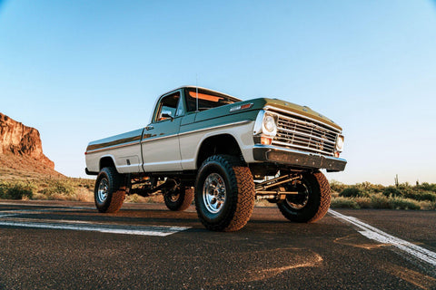 Ford F100 with a desert background