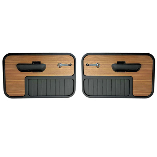 Custom Upholstered Door Panels | Ford 1967-72Black Vinyl