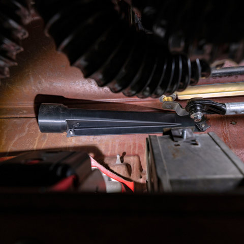 Close-up of vest installed in a f100