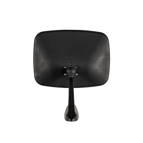 1967-72 Ford Truck Side Mirrors black powder-coated finish - stealth styling mirrors for custom F-100 F-250 street rod builds
