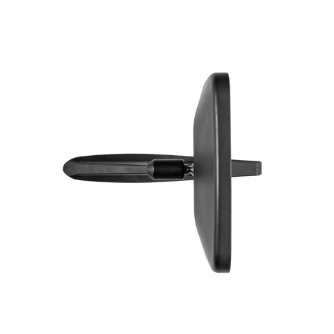 1967-72 Ford Truck Side Mirrors top view displaying durable black coating and precision-engineered mounting system for reliable installation
