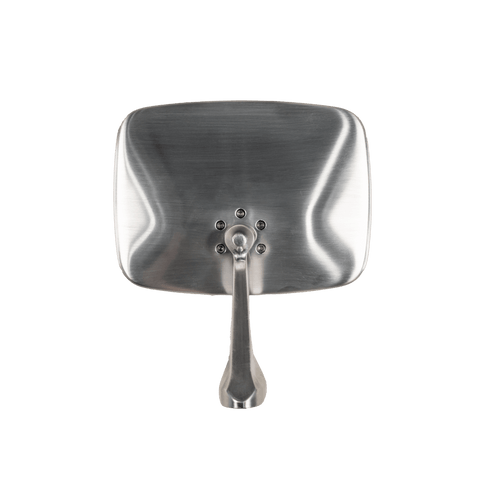 1967-72 Ford Truck Side Mirrors brushed aluminum finish - precision-engineered replacement mirrors for classic F-100 F-250 restoration builds