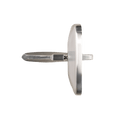 1967-72 Ford Truck Side Mirrors top view showing brushed aluminum construction and OEM-correct mounting hardware for perfect fitment