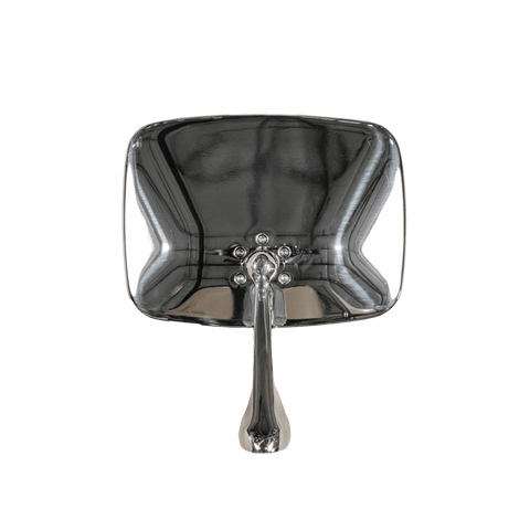 1967-72 Ford Truck Side Mirrors polished aluminum finish - show-quality chrome-like mirrors for concours-level F-100 F-250 restorations

