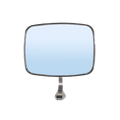 1967-72 Ford Truck Side Mirrors front view highlighting polished surface reflection and engineered mounting geometry for superior functionality
