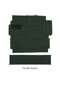 Forest Green Apex square weave pre-cut carpet kit for 1967–72 Ford F100 by Fat Fender Garage