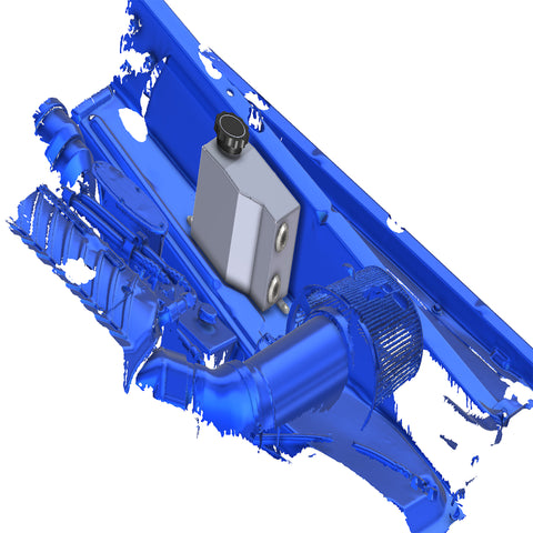 CAD drawing on a Super Charger Coolant Tank for a 1973-1979 Ford Truck or SUV