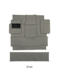 Shale square weave 7-piece carpet kit for 1973–79 Ford F100 and F250 dentside trucks