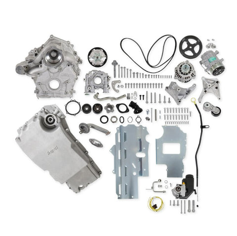 Holley Godzilla High-Mount Accessory Drive - F100 Swap - Complete - Natural