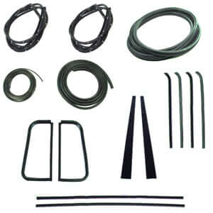 Complete Weatherstrip Kit No Trim 2nd Series | Chevy 1959