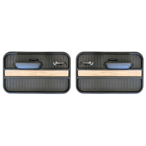 Custom Upholstered Door Panels | Ford 1967-72 Black Stripe