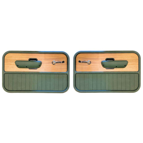 Custom Upholstered Door Panels | Ford 1967-72 Dark Green