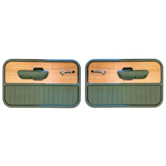 Custom Upholstered Door Panels | Ford 1967-72 Dark Green