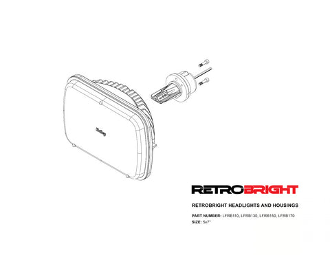 Holley Retrobright Led Forward Facing Light – Modern White (5700k)