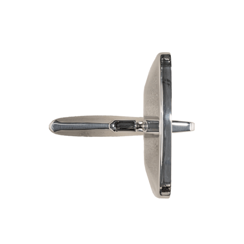 1967-72 Ford Truck Side Mirrors top view featuring mirror-polished aluminum construction with precision-machined mounting hardware
