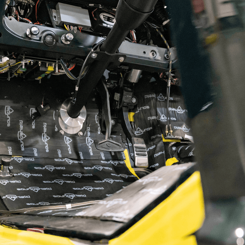 FFG Coyote Accelerator Pedal Mount installed in 1967-79 Ford truck showing factory-like fitment and clean integration with firewall
