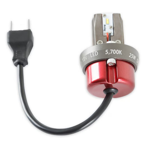 Holley Retrobright Led F‑light Bulb - High Beam, Replacement, Modern White (5700k)