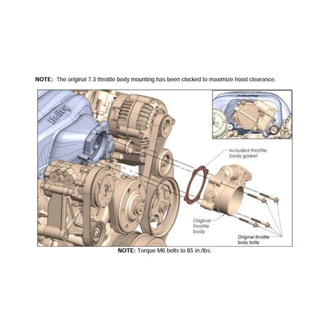 Holley O-Ring And Hardware Kit For Ford 7.3l Godzilla