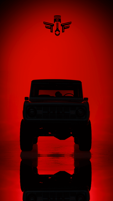 Bronco Silhouette Mobile Background, FFG-FreeWP-BSil, Bring the classic styling of a 57 ford truck to your phone with this free mobile wallpaper. This high-quality background uses original artwork to give your device a unique, classic look.