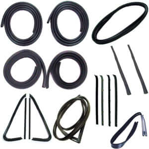 Complete Weatherstrip Seal Kit - Models Without Weatherstrip Trim Groove | Chevy GMC 1973-1977