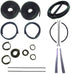 1947-1952, 1949, 1950, cab, chevrolet, Chevy, Chevy Trucks, Dropship, DropshipOnly(NoBundle), GMC, Kit, KITTT, pickup, replace, replacement, standard, weatherstrip, window, Complete Weatherstrip Seal Kit - Models With Weatherstrip Trim Groove, Includes Ca