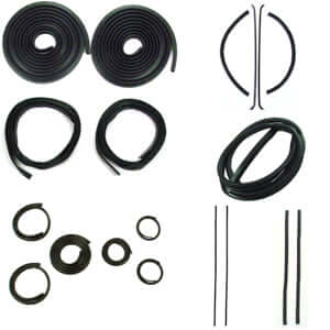 Complete Weatherstrip Seal Kit - Models Without Weatherstrip Trim Groove, Includes Cab Windlace | Chevy GMC 1947-1948