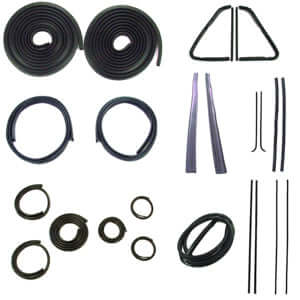Complete Weatherstrip Seal Kit - Models Without Weatherstrip Trim Groove. Includes Cab Windlace | Chevy GMC 1951-1953