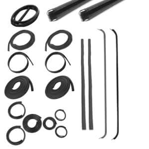 Complete Weatherstrip Seal Kit - Models With Weatherstrip Trim Groove, Includes Cab Windlace | Chevy GMC 1947-1948