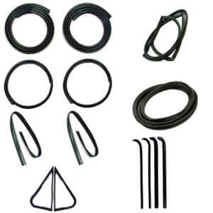 Complete Weatherstrip Seal Kit - Models With Weatherstrip Trim Groove | Ford 1971-1972