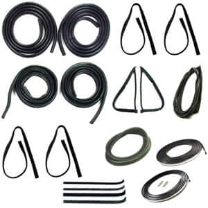 1973-1979, 1973-79 Ford Trucks, 1977, 1978, 1979, dropship, DropshipOnly(NoBundle), ford parts, Ford Trucks, molding, pickup, replace, replacement, Rubber, truck, vent, window, Complete Weatherstrip Seal Kit - Models With Weatherstrip Trim Groove | Ford 1