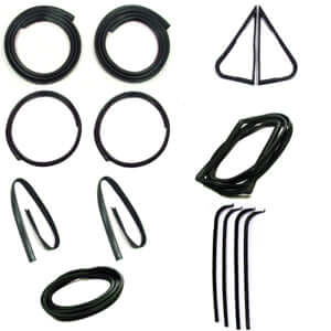 Complete Weatherstrip Seal Kit - Models Without Weatherstrip Trim Groove | Ford 1967-1970 2 Door Standard Cab Pickup