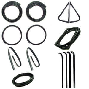 Complete Weatherstrip Seal Kit - Models Without Weatherstrip Trim Groove | Ford 1971-1972