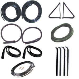 Complete Weatherstrip Seal Kit - Models With Weatherstrip Trim Groove | Ford 1980-1986