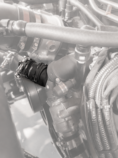 Coyote Radiator Hose Adapter Upper Quick Release 1.5"