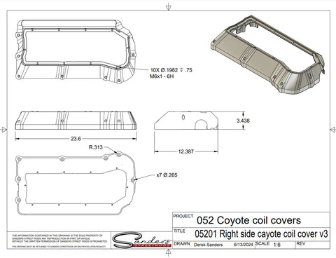 Custom Gen 3 Coyote Coil covers