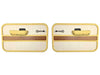 Custom Upholstered Door Panels | Ford 1967-72 yellow and Cream Vinyl