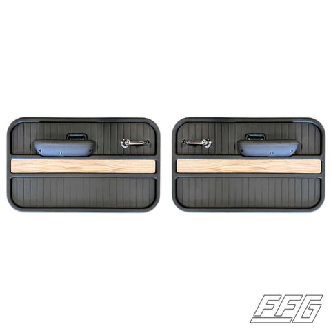 Custom Upholstered Door Panels | Ford 1967-72 Black Stripe