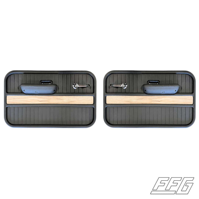 Custom Upholstered Door Panels | Ford 1967-72 Black Stripe