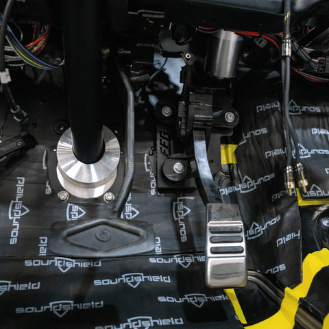 FFG Coyote Accelerator Pedal Mount installation demonstrating proper pedal positioning and cable routing for optimal throttle response
