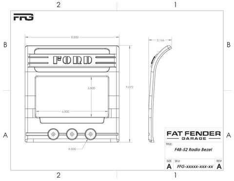 FFG 1948-50 F1 Radio Bezel