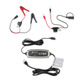 Battery charger with cables and CTEK branding on a white background