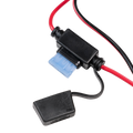 Electrical connector with wires on a white background