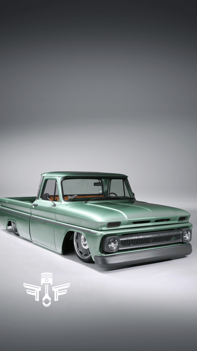 free wallpaper, Green 64 C10 Mobile Background, Background, Fat Fender Garage, Fat Fender Garage