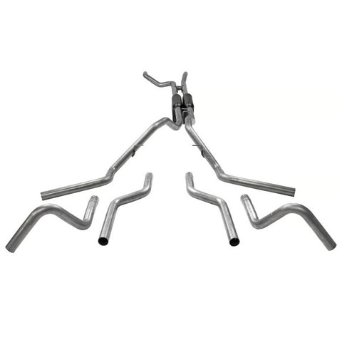 American Thunder Crossmember-Back Exhaust System — 1967–1972 Ford F-100/F-250/F-350 2WD Long Bed